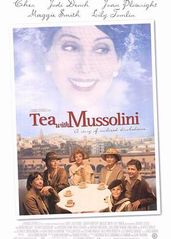 与墨索��里尼喝茶的海报
