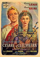 凯撒与克里奥佩特拉的海报