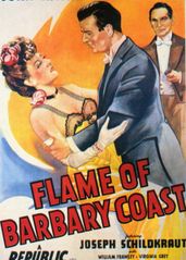 巴巴利海岸的火焰的海报