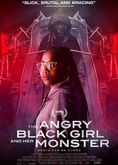 愤怒的黑人女孩与她的的海报