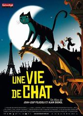 猫在巴黎的海报