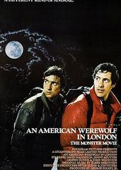 美国狼人在伦敦的海报