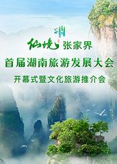 首届湖南旅游发展大会的海报