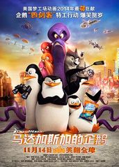 马达加��斯加的企鹅(粤的海报